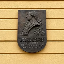 Pamětní deska návštěvy císaře Josefa II.